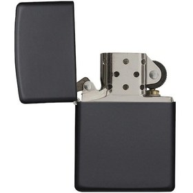 Resim İthal Siyah Çakmak+ Clipper Benzin 133 Ml + 5 Li Çakmak Taşı Set 