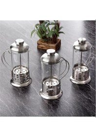 Resim Buğz Çelik Kulplu Cam French Press - 350 Ml 