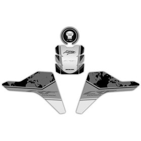 Resim GP Kompozit Honda Africa Twin CRF1000L 2018-2019 Uyumlu Tank Pad Seti Siyah 