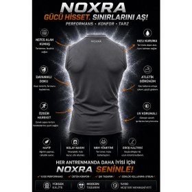 Resim Noxra Compression Gym Atlet Slim Fit Erkek Spor ve Fitness Atleti 