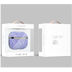 Resim Mepa Onegif Airpods 2 2.nesil Bright Simli Airpods Kapak - Pembe Najmaddin 
