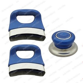 Resim Tencere Tava Sahan Uygun Sap Kulp Tutamak Kulbu Seti 3lü Lacivert 