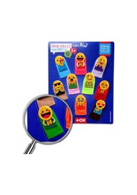 Resim Tox Emojiler 10 Parça Parmak Kukla . Eğitici Oyuncak T106 