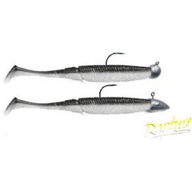 Resim Rapture Power Shad Black Silver 10 Cm Lrf Spin Silikon Yem 