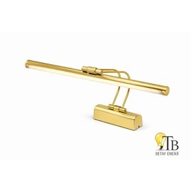 Resim Flüt Aplik Led Aydınlatma Gold Ayna & Tablo Üstü 6500 K Beyaz Işık 