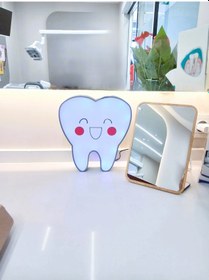 Resim Gülümseten Bir Dokunuş Diş Şeklinde Rgb Led Lamba 24x17x5 Cm 