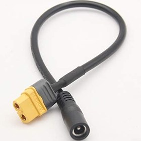 Resim XT60 XT30 T Dişi DC5.5 2.5 Konektör Adaptör Kablosu 10A Fatshark Aomway FPV Gözlükler için Pil RC Drone Drone Aksesuarları (Renk: Dişi XT60) 