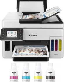 Resim Canon Maxify Gx7040 Çok Fonksiyonlu Photoink Mürekkepli Tanklı Yazıcı Tarayıcı Fotokopi Faks 