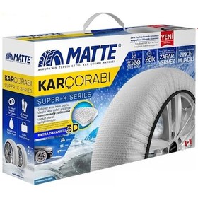 Resim Super X 285/45/21 Xx Large Size 74 Oto Kar Çorabı 2 Lastik İçin Matte 130 