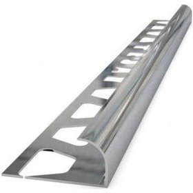 Resim 10 Mm 201 İnox Siyah Oval Seramik Köşe Profili 