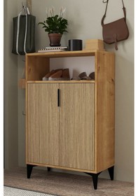 Resim 1205 Ada Ayakkabılık 4 Raflı 2 Kapaklı Çok Amaçlı Dolap Yunus Safir Yunus - Safir 