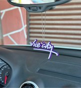 Resim 3dbaydesign Vice City Dikiz Ayna Süsü ( mor-beyaz) 