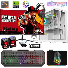 Resim XSR825 Ryzen 7 5700X 27" 16 GB RAM 512 GB M.2 NVMe SSD 12GB RTX3060 Curved FreeDOS Oyun Bilgisayarı 