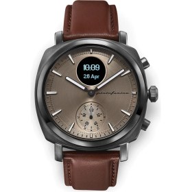 Resim Pininfarina Senso Hibrit Akıllı Saat Mono OLED Ekran Safir Kristal Cam Paslanmaz Çelik Kasa 
