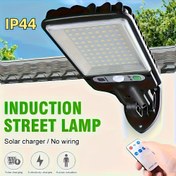 Resim 1 Adet 80LED Güneş Enerjili Akıllı İskeletli Işık, Süper Parlak Projektör, 3 Fonksiyon Modlu Hareket Sensörlü Kızılötesi Algıcıyla Duvara Monte Aplikasyon, Şık Çevre Dış Mekan Yarım-Gömme Montajlı Lamba, Modern Bahçe ve Avize Tipi İskelenin Harici Kapalı, Çitlerdeki Banyo Odalarının Ortasındaki Tavanlar için, İstihdam Alanları ile ilişkili aydınlatma 