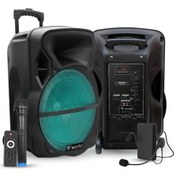 Resim Westa WAP-15503ET 15" El - Yaka Mikrofonlu 300 W Taşınabilir Bluetooth Hoparlör 