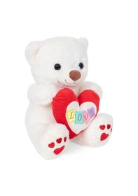 Resim 4762 Peluş Ayı Kalpli 30 Cm Çok Renkli 
