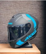 Resim Axxis DRAKEN S SLIDE B7 MAT FLUOR BLUE 
