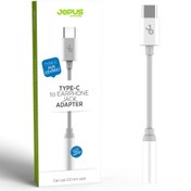 Resim Jopus JO-TY03 Universal Type C 3.5mm Dönüştürücü Beyaz 