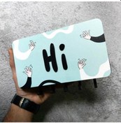 Resim Dekoratif Hi Merhaba Yazılı Bölmeli Anahtarlık Duvar Askılık Dekor Diğer 