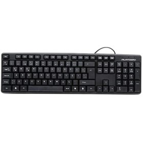 Resim Platoon PL-070 Usb Kablolu Standart Q Klavye 