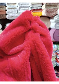 Resim Toskana Peluş Kumaş Kırmızı 