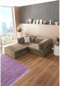 Resim Good Night Legom Köşe Koltuk & Aktivite Yatağı & Uzanma Koltuğu Bej 