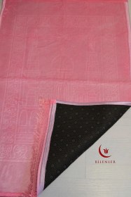 Resim Peluş Seccade - 80x120 Cm - Ekstra Konforlu - Yumuşak Ve Geniş Ölçülü Pembe 