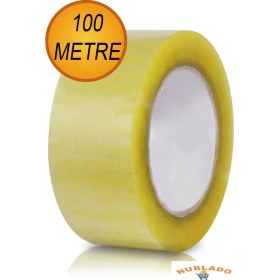 Resim Nublado Koli Bandı 45 mm x 100 mt Şeffaf Güçlü Yapışkanlı Kopmayan Bant Bandı Bant 