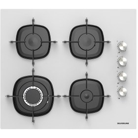 Resim Silverline BO65P4W01 - CS5629W01 - 3481 Flam Beyaz Cam Ankastre Set 