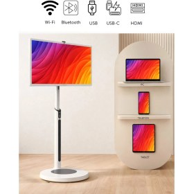 Resim Rampage 32 Inç 80 Ekran Full Hd IPS Android 13.0 Dokunmatik Smart Taşınabilir Monitör 