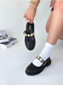 Resim Genel Markalar Okira Siyah Cilt Oxford Ayakkabı 