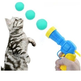 Resim Peluş Top Atan Kedi Oyuncağı 