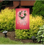 Resim Sones 2 Adet Sevgililer Günü Bahçe Bayrağı Şenlikli Atmosfer Bahçe Afişi Qr022 3+ 