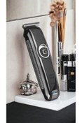 Resim Shavingtech Power Şarjlı Saç Sakal Ense Vucüt Kılı Çizim Lazer Epilasyon Öncesi Tüy Kısaltma Tıraş Makinası 