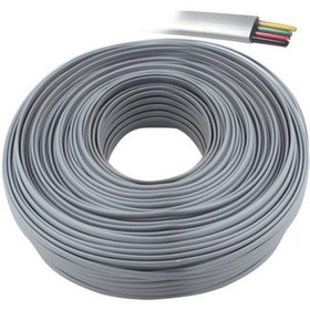 Resim 4 Lü Flat Köken Telefon Kablosu 1 Metre 