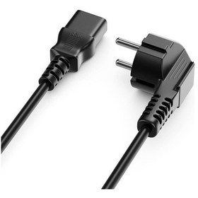 Resim Koodmax 10 Adet C13 Bakır Power Kablo Standart Kasa Monitör Elektrik Güç Kablosu 1.8 Mt 
