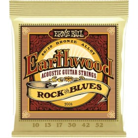 Resim AyrStore Rock and Blues Plain G Earthwood 80/20 Bronz Akustik Gitar Telleri 10 52 Kalınlık 