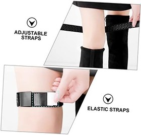 Resim Toddmomy Bayan Yüksek Botları İçin Yapışkanlı Kayışlar - Elastik Kordon -düşük Şeritler Ağır Hizmet Şeritleri Bot Aksesuarı 