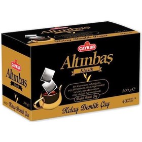 Resim Çaykur Altınbaş Klasik Siyah Demlik Poşet Çay 20'li 40 x 5 G 
