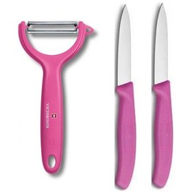 Resim Victorinox Pembe Soyacak ve Soyma Bıçak Seti 