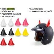 Resim Mts Universal Kask Boynuzu 7cm Kırmızı 