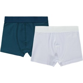 Resim Civil Boys Erkek Çocuk 2'li Boxer Set 2-10 Yaş - Lacivert - Lacivert-Beyaz / 6-7 Yaş 