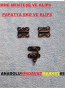 Resim Dekoratif Mini Tavla ve Kutu Menteşe Tavla Klips Oksit Renk 10 Ta 