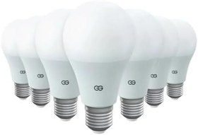 Resim Günsan 10'lu LED Ampul 7W Gün Işığı E27 (4000K 220-240V) 