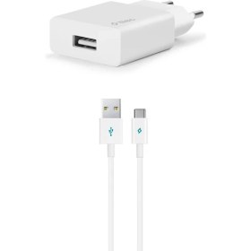 Resim Ttec Smart charger Adaptör + Type-C Data ve Şarj Kablosu 