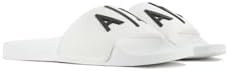 Resim Armani Exchange Erkek Mykonos, Kint Band, Big Logo Slide Sandalet 