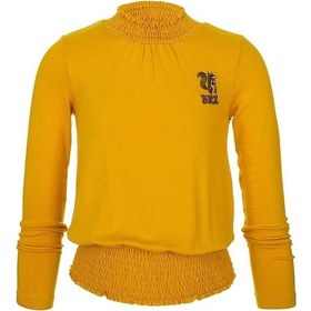 Resim Brz Kids Kız Çocuk Nakışlı Viskon Bluz Hardal 