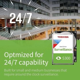 Resim S300 2tb Surveillance HDD - 3.5”, 5400RPM, 128MB Cache, Sata Iıı 