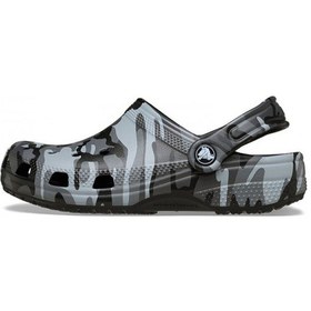 Resim Crocs Classic Camouflage Çocuk Terlik Siyah 